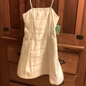 Lily Pulitzer White Strapless Dress NWT - size 6